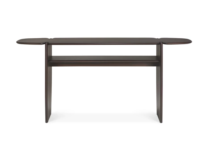 Muurtafel Mahogany Pi Dark Brown Console 35060 Ethnicraft