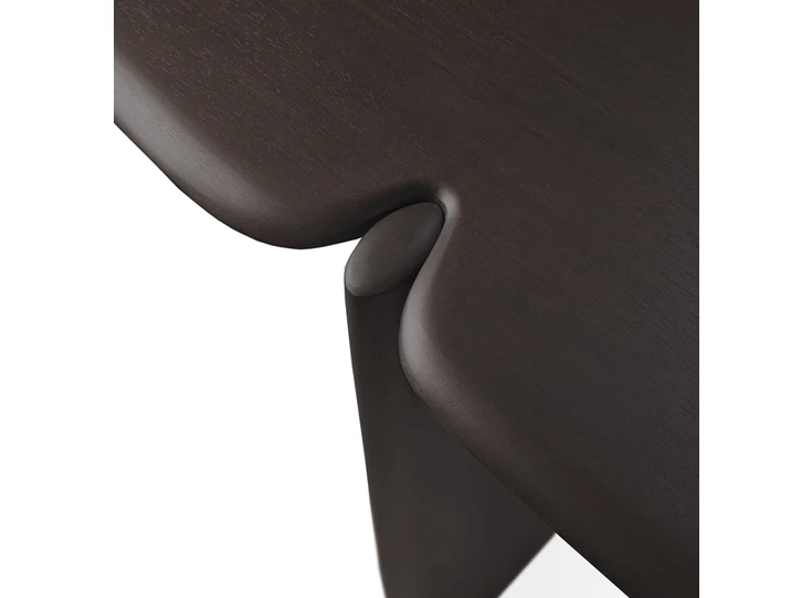 Detail Muurtafel Mahogany Pi Dark Brown Console 35060 Ethnicraft