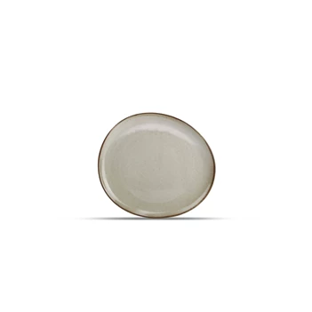 Ceres plat bord- grijs- 21x18,5xh2cm