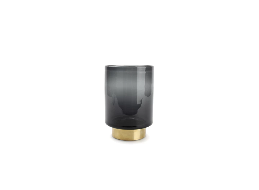 855002 Salt and Pepper S&P Vaas Manon Ø12cm H17,5cm Zwart/Goud