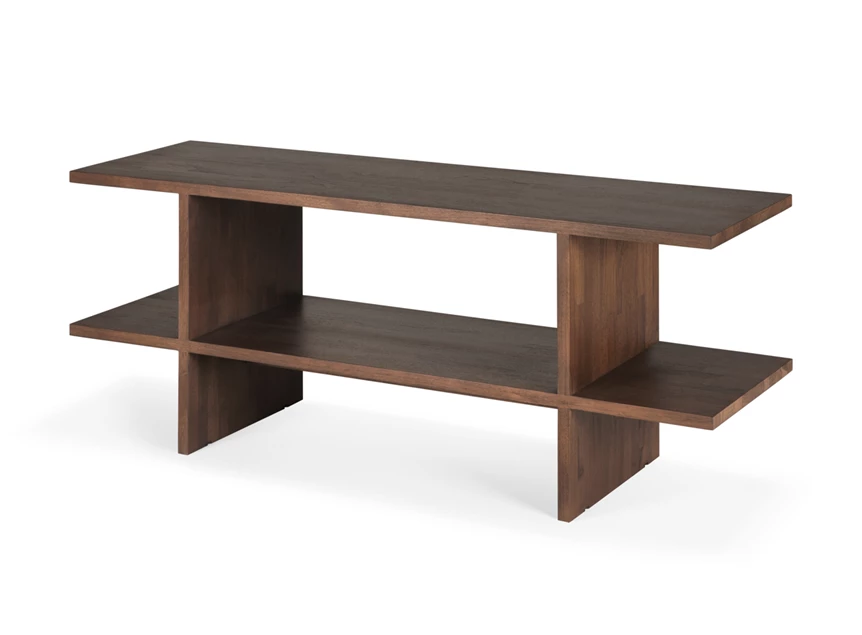 Zijkant Bijzettafel Teak Kabuki Brown Side Table 10789 Ethnicraft