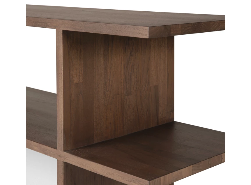 Detail Bijzettafel Teak Kabuki Brown Side Table 10789 Ethnicraft