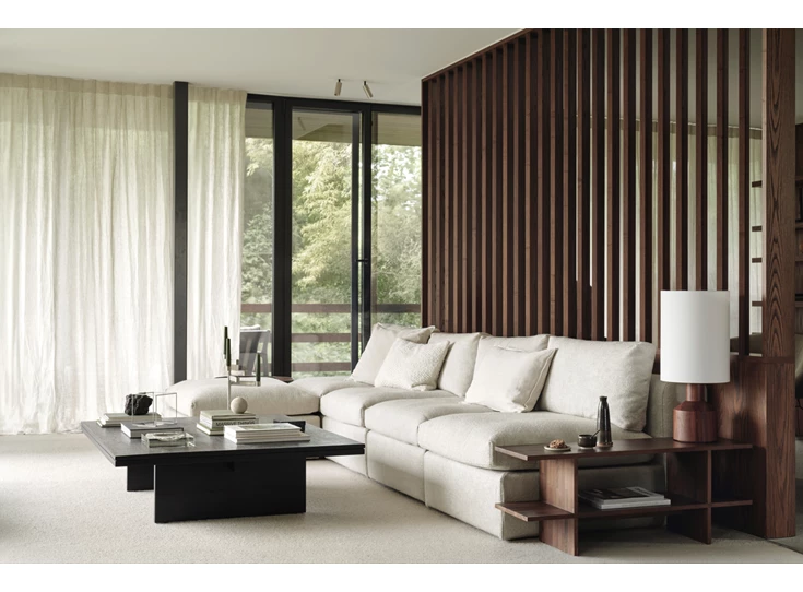 Zijde sfeerfoto Bijzettafel Teak Kabuki Brown Side Table 10789 Ethnicraft