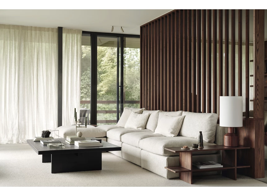 Zijde sfeerfoto Bijzettafel Teak Kabuki Brown Side Table 10789 Ethnicraft