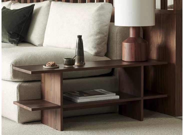 Inzoom Bijzettafel Teak Kabuki Brown Side Table 10789 Ethnicraft