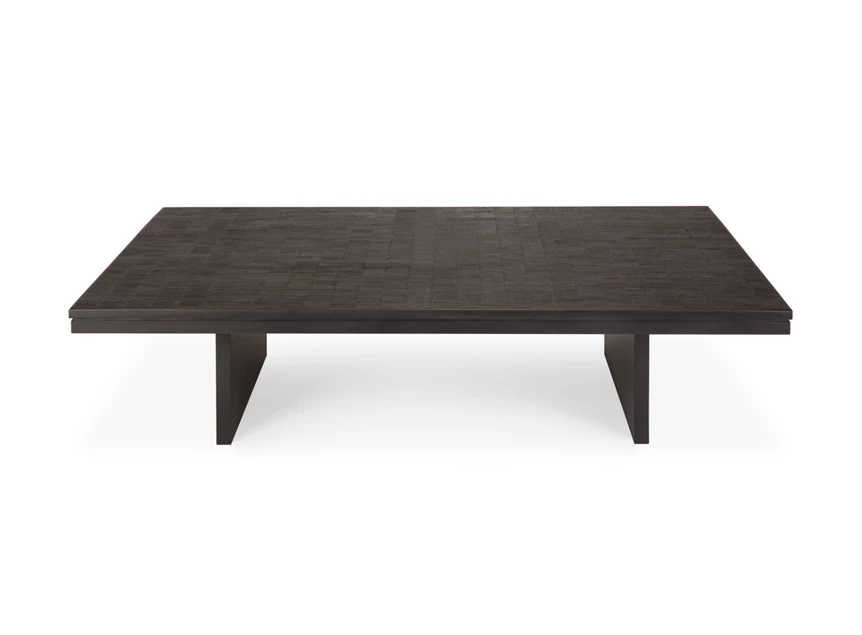 Salontafel Teak Grooves Off Black Coffee Table 12256 Ethnicraft