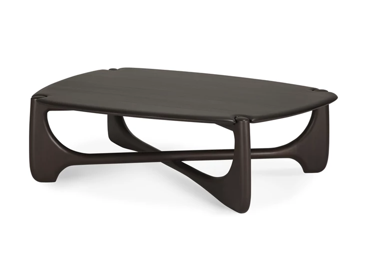 Zijkant Salontafel Mahogany Pi Dark Brown Coffee Table 35145 Ethnicraft