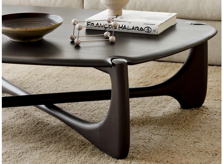 Inzoom Salontafel Mahogany Pi Dark Brown Coffee Table 35145 Ethnicraft