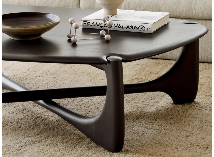 Inzoom Salontafel Mahogany Pi Dark Brown Coffee Table 35145 Ethnicraft