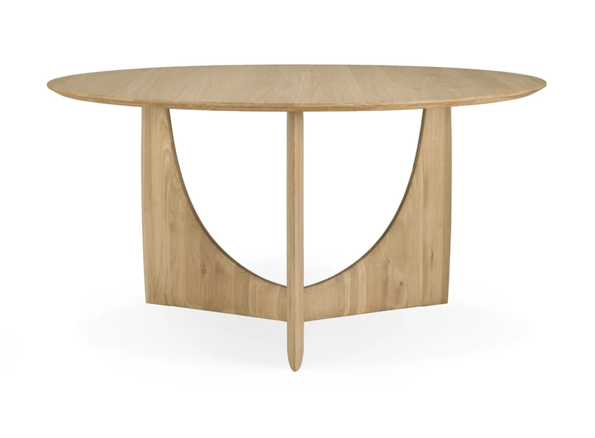 Front Eettafel Oak Geometric Dining Table 53067 Ethnicraft