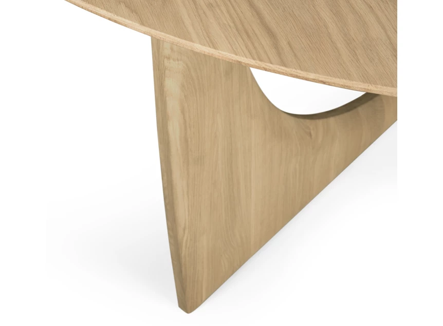 Bovenkant Eettafel Oak Geometric Dining Table 53067 Ethnicraft