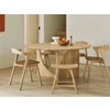 Gedraaid sfeerfoto Eettafel Oak Geometric Dining Table 53067 Ethnicraft