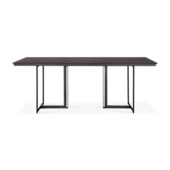 Eettafel Teak Tacet Dark Brown Dining Table 10703 Ethnicraft