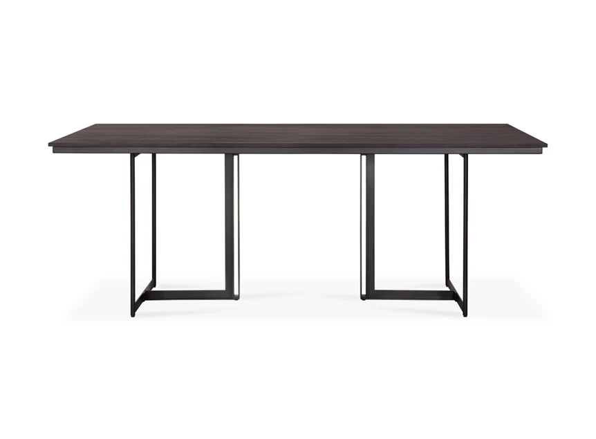 Eettafel Teak Tacet Dark Brown Dining Table 10703 Ethnicraft