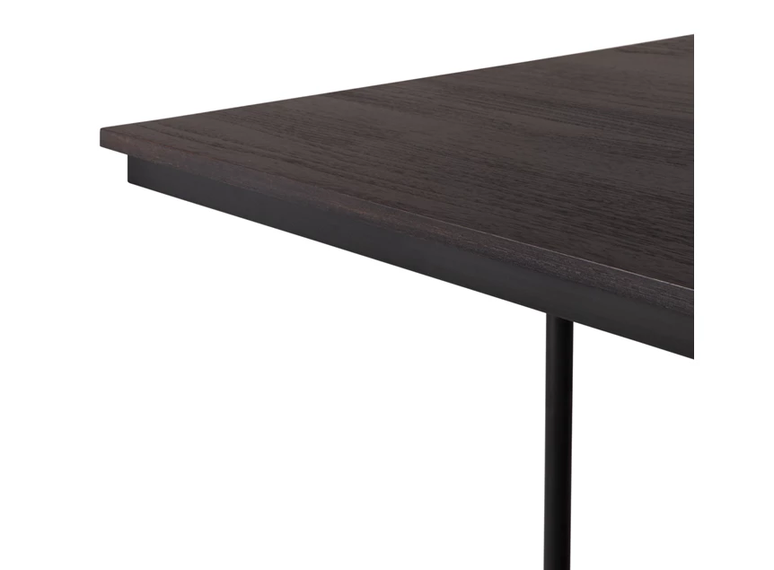 Bovenkant Eettafel Teak Tacet Dark Brown Dining Table 10703 Ethnicraft