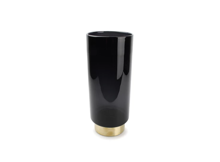 855000 Salt and Pepper S&P Vaas Manon Ø14,5cm H35cm Zwart/Goud