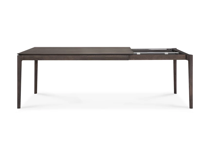 Open Verlengbare tafel Oak Bok Brown Extendable Dining Table 51553 Ethnicraft