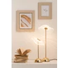 Tafellamp led bloem- metaal/plastiek- goud- smal- sfeerbeeld