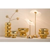 Tafellamp led bloem- metaal/plastiek- goud- large- sfeerbeeld