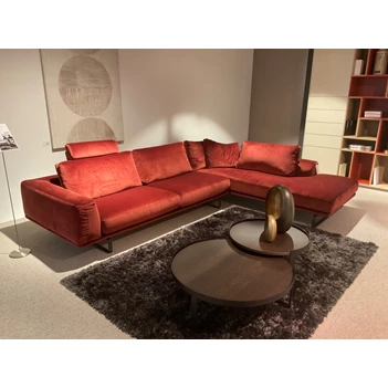 Salon Tempo Brick Red Natuzzi Italia