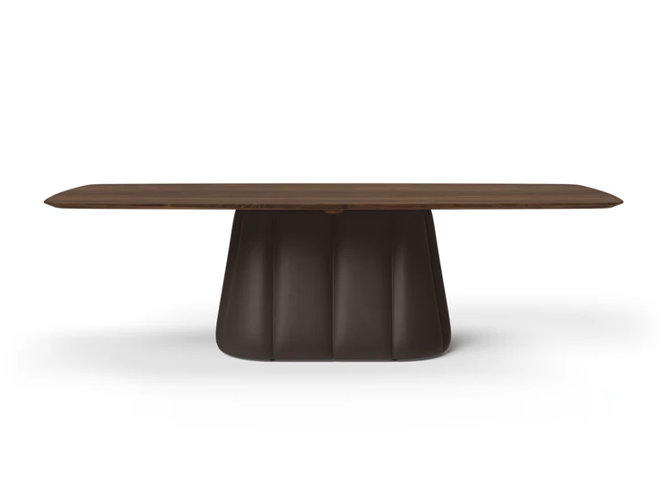 Front Tafel Palistro bootvormig Amerikaans noten Willisau