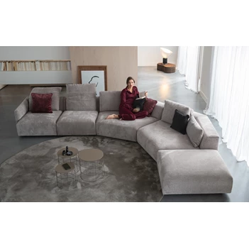 Grote hoekzetel Otis schuine hoekelementen stof Moome by Indera