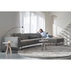 Salon Lex met longchair stof grijs Moome by Indera