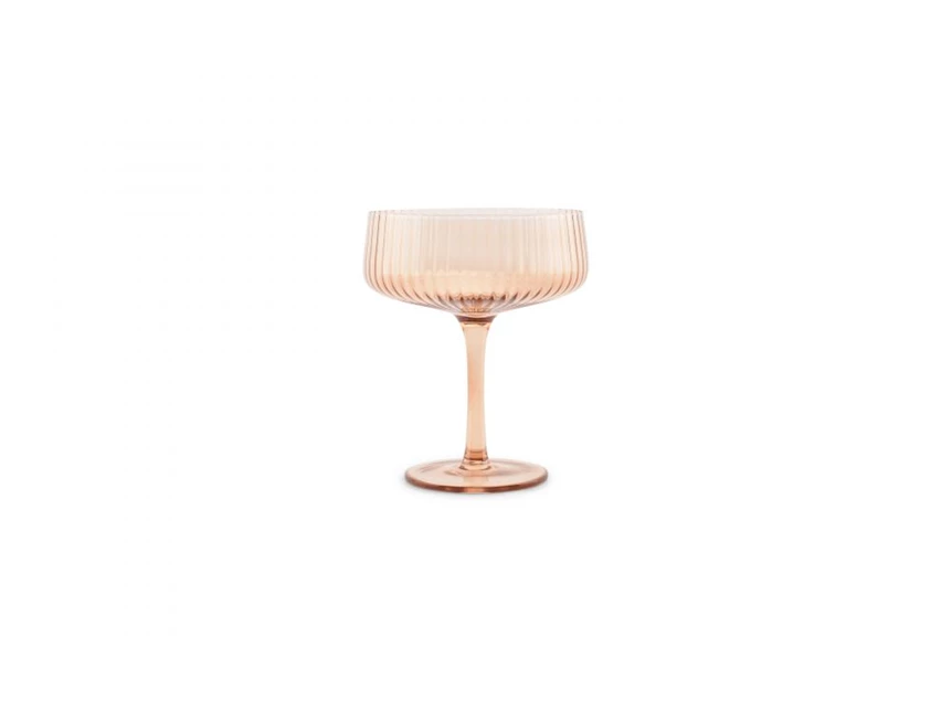 856058 Champagneglas 23cl coupe amber Ray - set/4