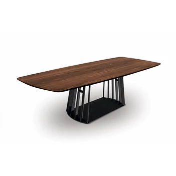 Tafel Latina Bootvormig Amerikaans noot massief Willisau Edition