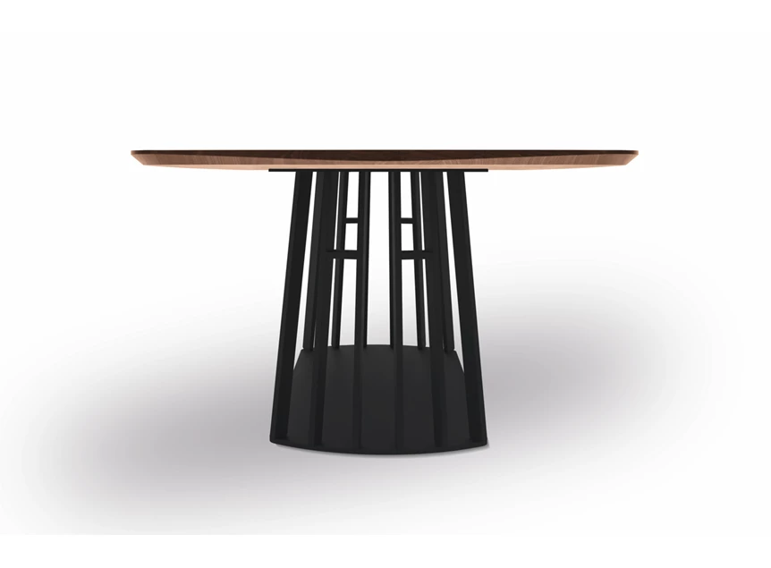 Front Tafel Latina Bootvormig Amerikaans noot massief Willisau Edition