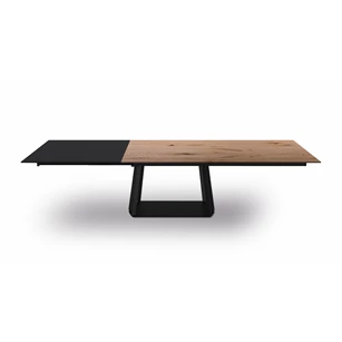 Verlengbare tafel Latina rechthoekig massief eik natuur Willisau Edition