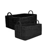 Manden Basket Royal Burma Rattan Black 150-175-011 Haans Interior