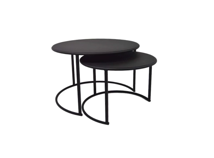 Salontafel Coffee Table Metal Black 310-311-124 Haans Interior