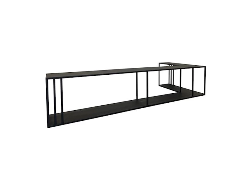 Achterkant Hoekconsole Sofa Buddy Metal Black Left 310-311-300 Haans Interior