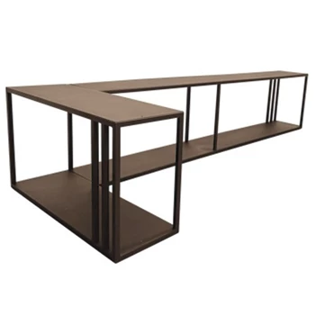 Hoekconsole Sofa Buddy Metal Metallic Brown Left 310-311-301 Haans Interior