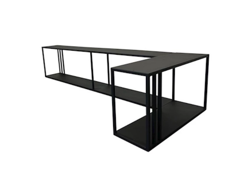 Hoekconsole Sofa Buddy Metal Black Right 310-311-302 Haans Interior