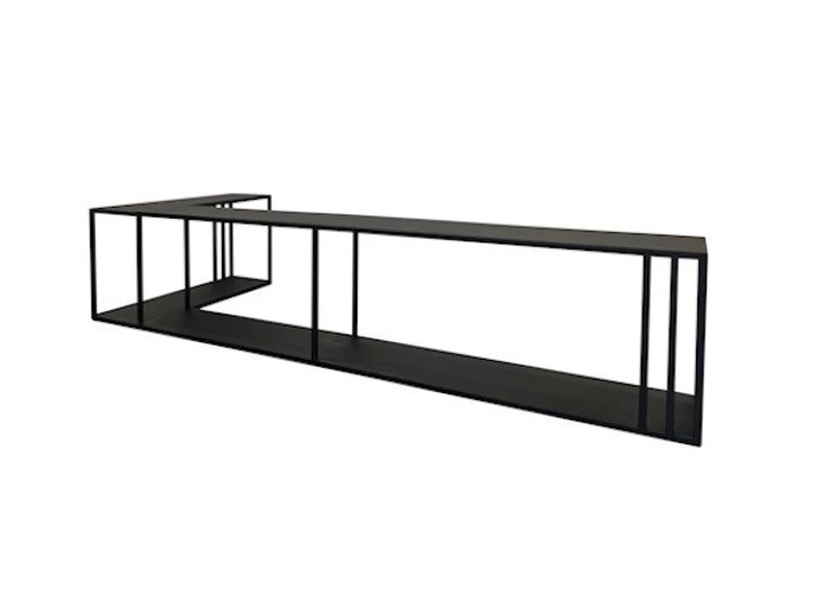 Achterkant Hoekconsole Sofa Buddy Metal Black Right 310-311-302 Haans Interior