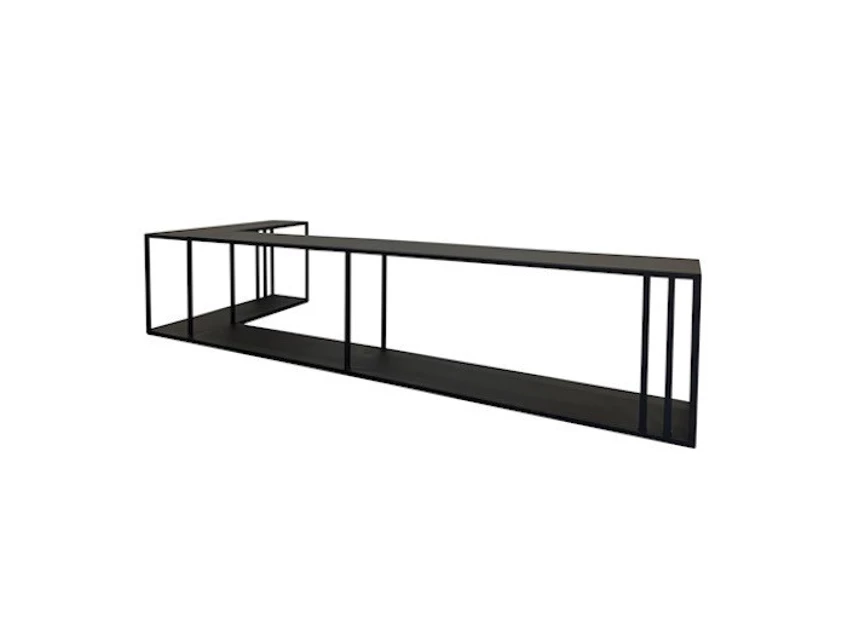 Achterkant Hoekconsole Sofa Buddy Metal Black Right 310-311-302 Haans Interior