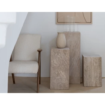 Zuilen Pillar Herra travertin marmer Haans Interior