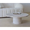 Salontafel Coffee Table Omega Lizea travertin marmer Haans Interior