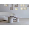 Set Salontafel Coffee Table Omega Lizea travertin marmer Haans Interior