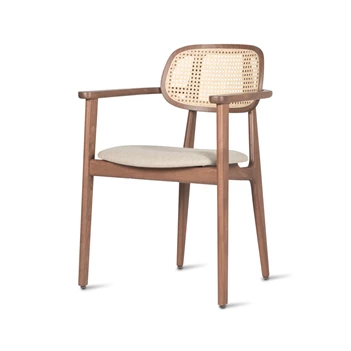 Armstoel Dining Armchair Titus Tobacco Stained Beech Vincent Sheppard