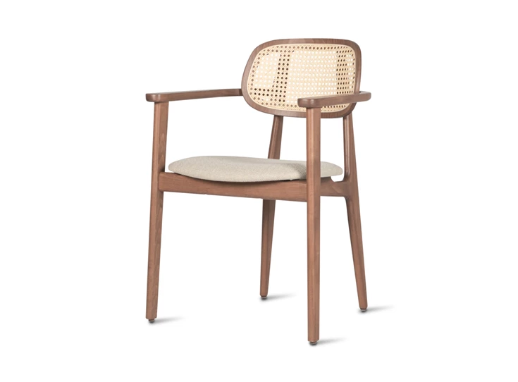 Armstoel Dining Armchair Titus Tobacco Stained Beech Vincent Sheppard