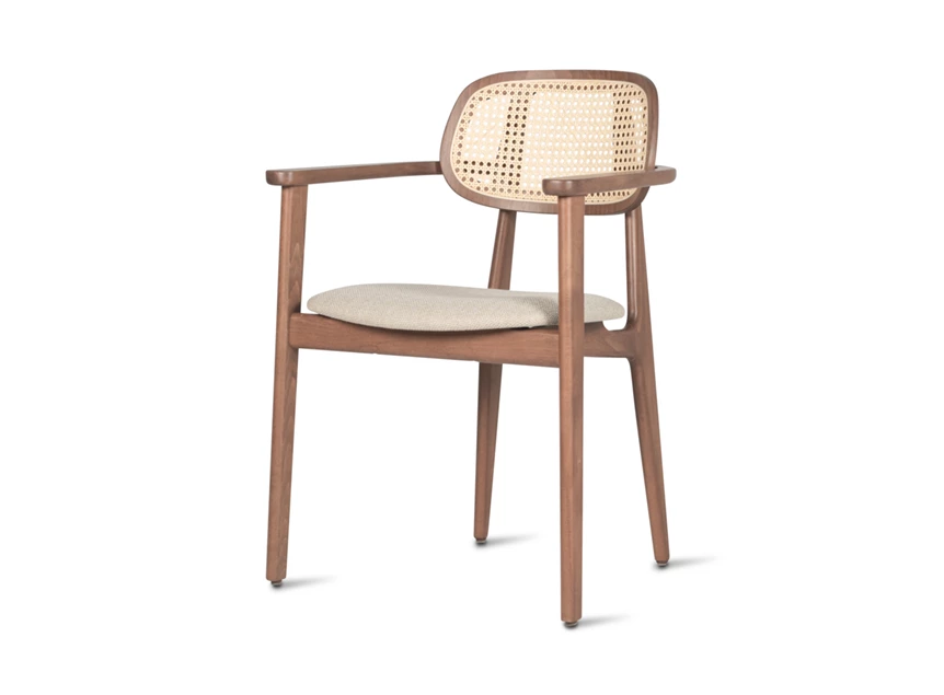 Armstoel Dining Armchair Titus Tobacco Stained Beech Vincent Sheppard