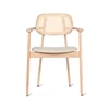 Front Armstoel Dining Armchair Titus Natural Stained Oak Vincent Sheppard