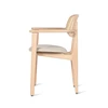 Zijde Armstoel Dining Armchair Titus Natural Stained Oak Vincent Sheppard
