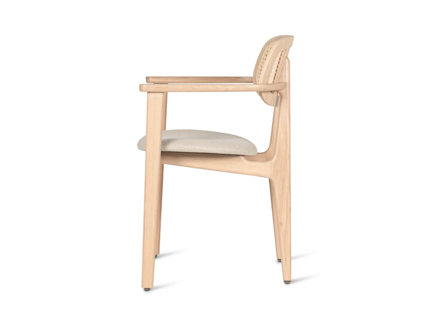 Zijde Armstoel Dining Armchair Titus Natural Stained Oak Vincent Sheppard