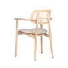 Zijkant Armstoel Dining Armchair Titus Natural Stained Oak Vincent Sheppard