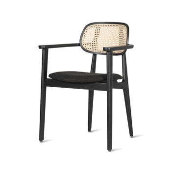 Armstoel Dining Armchair Titus Black Stained Oak Vincent Sheppard