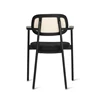 Achterkant Armstoel Dining Armchair Titus Black Stained Oak Vincent Sheppard